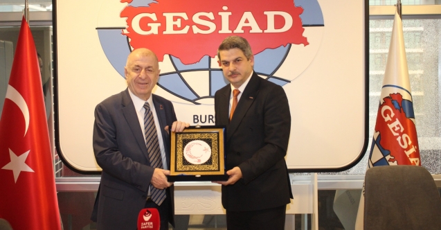 Zafer Partisi Genel Başkanı Ümit Özdağ, GESİAD üyeleriyle bir araya geldi