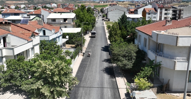 Büyükşehir'den İnegöl'e 1,5 kilometrelik yeni asfalt hattı