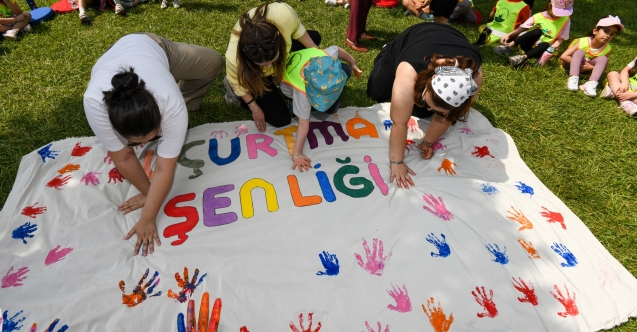 Geleceğin okul öncesi eğitmenleri Hüdavendigar Kent Parkı'nda sahaya indi