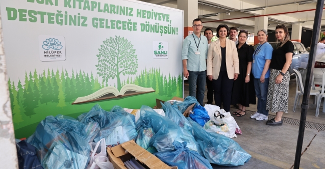 "Eski kitaplarınız hediyeye dönüşsün": Nilüfer’de kağıt geri dönüşüm kampanyası