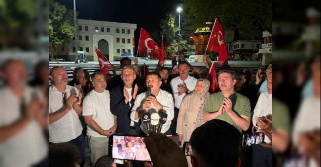 Bursa gece yarısı Türkoğlu için toplandı: Sloganlar meydanı inletti