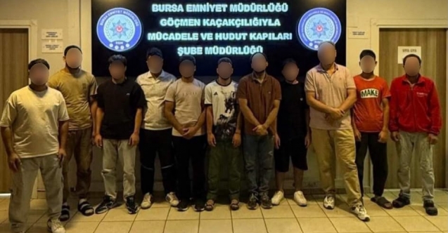 Nilüfer’de kaçak işçi çalıştırılan iş yerine operasyon
