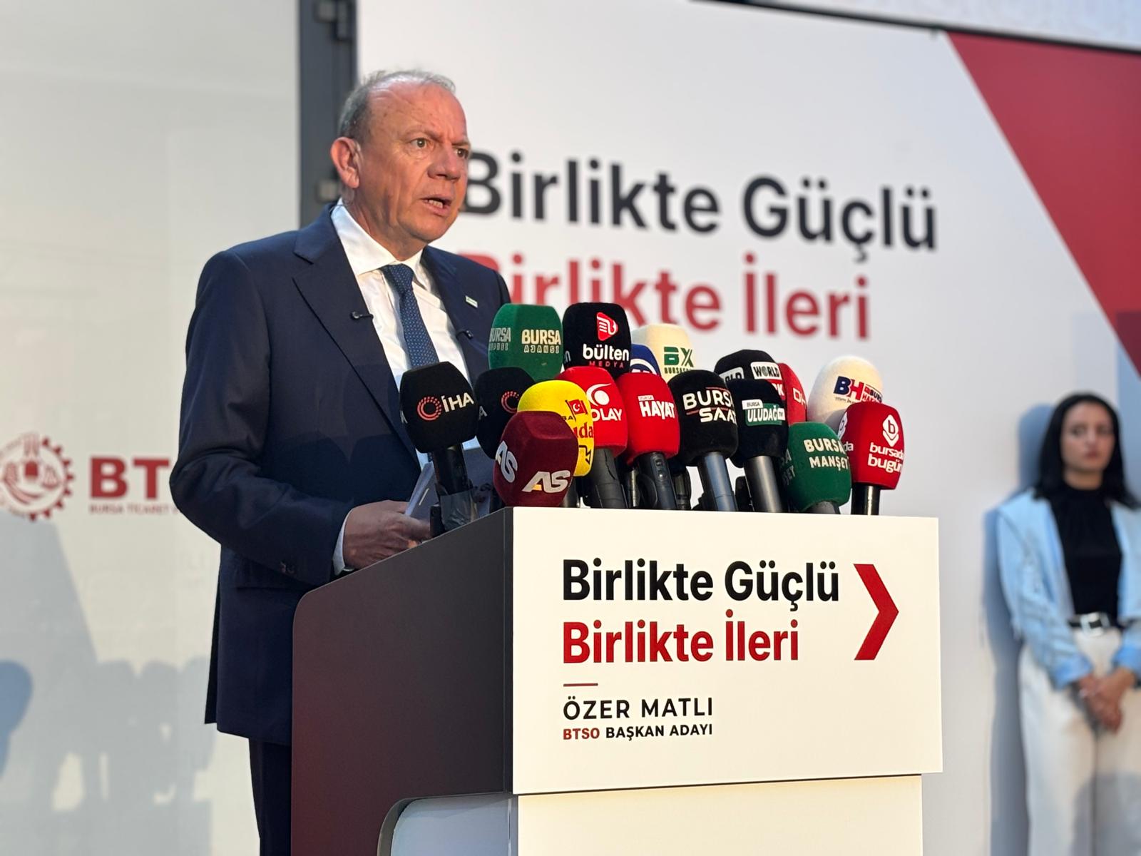 Özer Matlı’dan BTSO için değişim mesajı: “Biz daha yeni başladık”