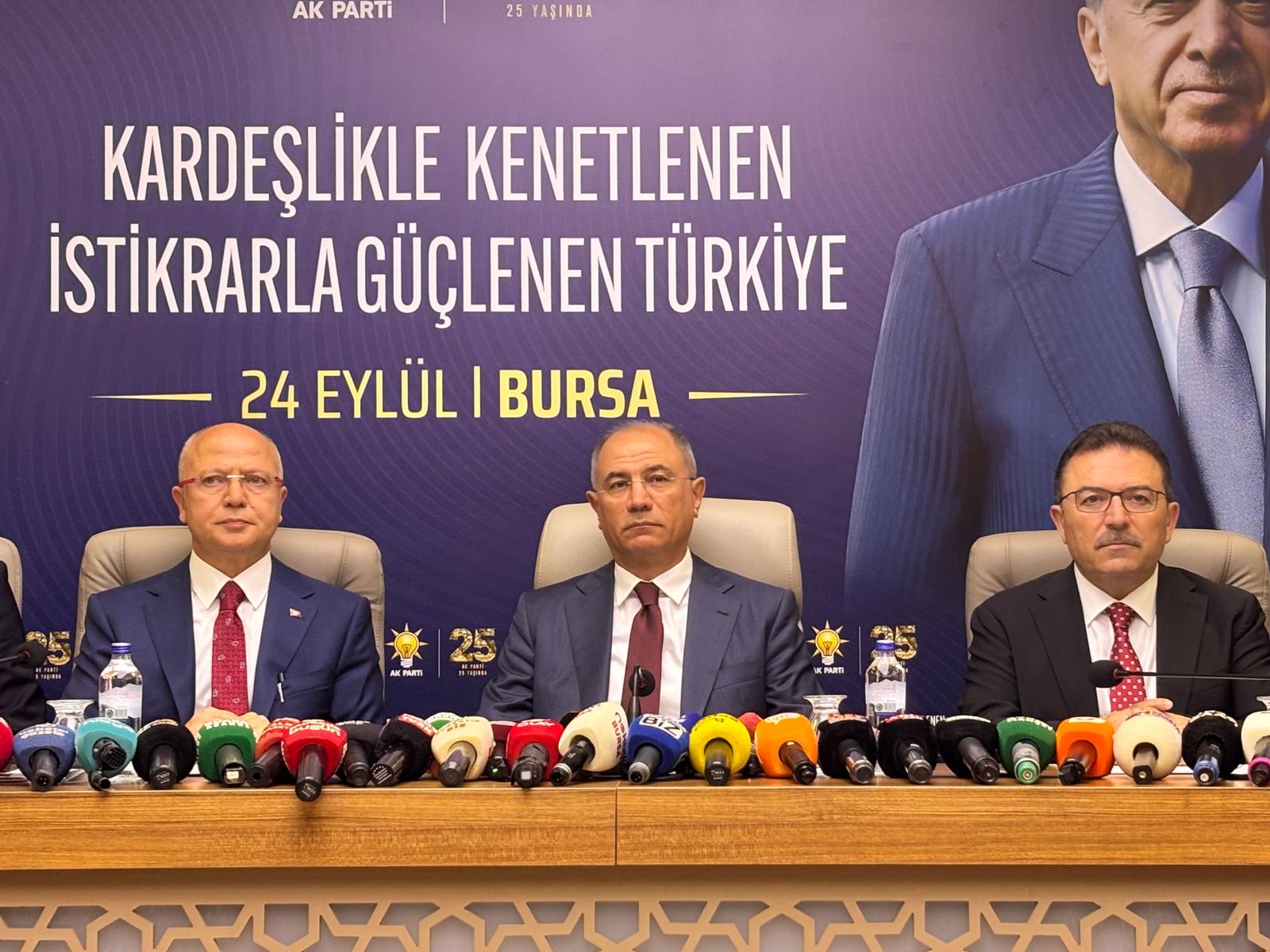 Efkan Âlâ Bursa’da konuştu: “Sorunları çözmek isteyenler safındayız”