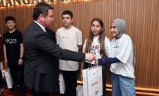 Başkan Aydın, LGSye hazırlanan öğrencileri ağırladı