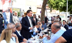 Soğanlıda sabah buluşması: Aydından çözüm odaklı belediyecilik
