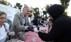 3000 kişilik aşure, İnegöl#039;ün kalbinde buluştu