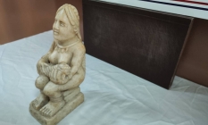 İnegölde Antik Roma heykeli ele geçirildi