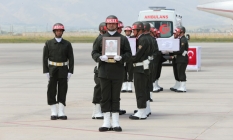 Metan gazı faciasında şehit olan 6 asker son yolculuklarına uğurlandı