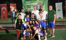 Osmangazide çocuklar futbol coşkusunu yaşadı