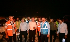 Yıldırım Belediyesi afet bölgesinde