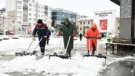 Mustafakemalpaşa'da karla mücadele için ekipler hazır