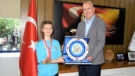 Başkan Özkan ‘şampiyonları’ ağırladı