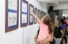Nilüferli çocukların karikatürleri sergide buluştu