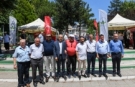 Mihraplı Camii'de cuma namazı sonrası Başkan Aydın'dan aşure ikramı