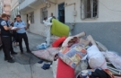 Yıldırım'da çöp evden 5 ton atık çıkarıldı