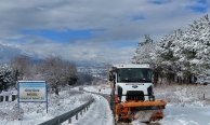 İnegöl Belediyesi’nden kar mesaisi