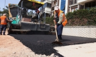 Ovaakça’da 220 tonluk asfalt uygulaması