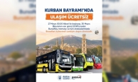 Büyükşehir’den Kurban Bayramı’nda ücretsiz ulaşım kararı
