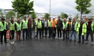 Şahin Biba’dan 1 Mayıs’ta çalışanlara ziyaret