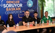 Başkan Erol gençlerin taleplerini dinledi