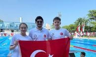 Genç yüzücüler Türkiye’nin gururu oldu