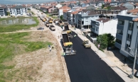 İnegöl’de altyapı sonrası asfalt yenileme tamamlandı