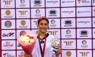 Milli Tekvandocu Hatice Kübra İlgün Kazakistan'da fırtına estirdi