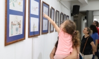 Nilüferli çocukların karikatürleri sergide buluştu
