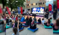 Bilim festivali Orhaneli'nde yoğun ilgi gördü