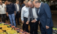 BTSO Başkan Adayı Özer Matlı'dan hal esnafına ziyaret
