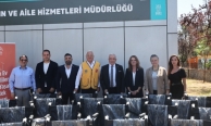 Nilüfer Belediyesi'ne 60 tekerlekli sandalye desteği