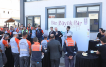 Başkan Taban'dan temizlik emekçilerine moral ziyareti