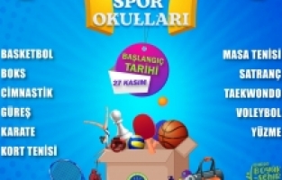 Kış Spor Okulları 27 Kasım’da başlıyor