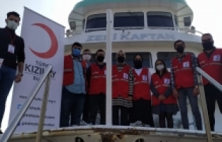 Kızılay denize açıldı