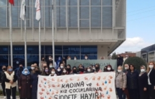 Osmangazi Personeli Şiddetin Her Türlüsüne 'DUR' Dedi..