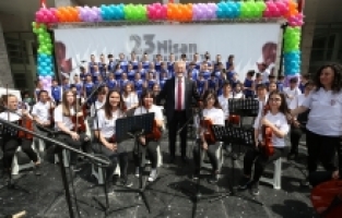 Nilüfer’de 23 Nisan sevinci