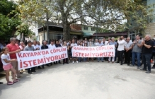 Vatandaşlardan “Kayapa’da Çöplük İstemiyoruz” mesajı