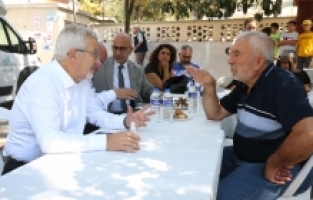 Başkan Erdem asfalt çalışmalarını yerinde inceledi