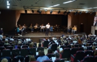 Dev konser öncesi son prova yapıldı