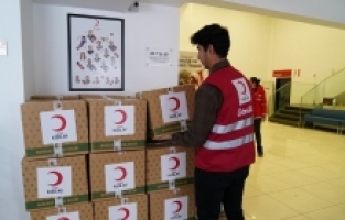 Kızılay'dan afetzedelere destek