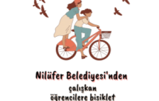ÇALIŞKAN ÖĞRENCİLER NİLÜFER BELEDİYESİ TARAFINDAN BİSİKLETLERİNE KAVUŞTU