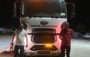 İNEGÖL'DEN ORMAN YANGINLARINA EKİP DESTEĞİ