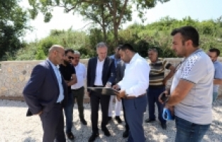 KÜME EVLER BÖLGESİNDE SATHİ KAPLAMA ÇALIŞMALARI BAŞLADI