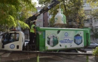 Yıldırım'da atık cam alımı 360 tona ulaştı