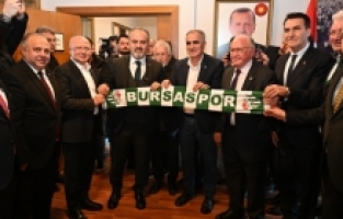 Bursa Belediye Başkanları, Bursaspor’u ziyaret etti