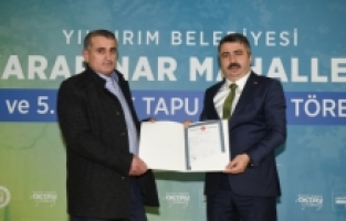 Yeni güvenli Yıldırım yolunda bir adım daha