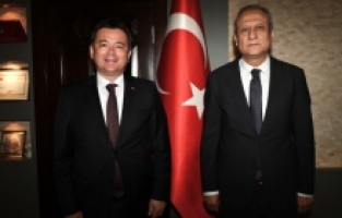 Başkan Aydın ilk resmi ziyaretini yaptı