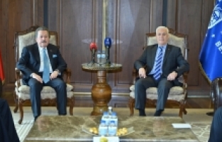Başkan Bozbey, eski Bakan Cavit Çağlar’ı ağırladı