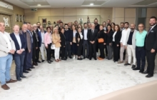 CHP ilçe yönetiminden Başkan Özdemir’e destek ziyareti